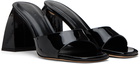 BY FAR Black Michele Heeled Sandals