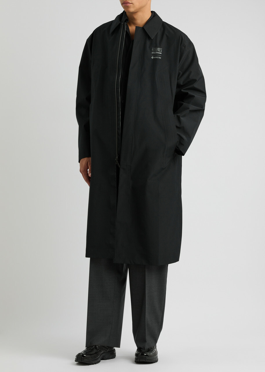 MM6 X Salomon X Salomon Gore-tex Coat Black MM6 Maison Margiela