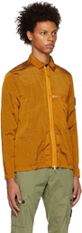 Stone Island Orange Crinkled Jacket