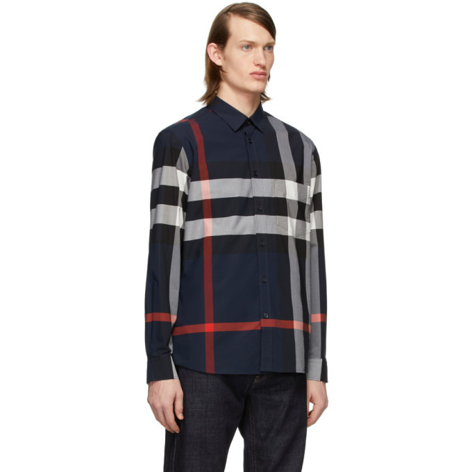 Burberry windsor long hot sale sleeve shirt