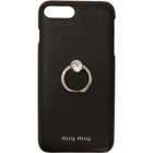 Miu Miu Black Madras Ring iPhone 8 Plus Case
