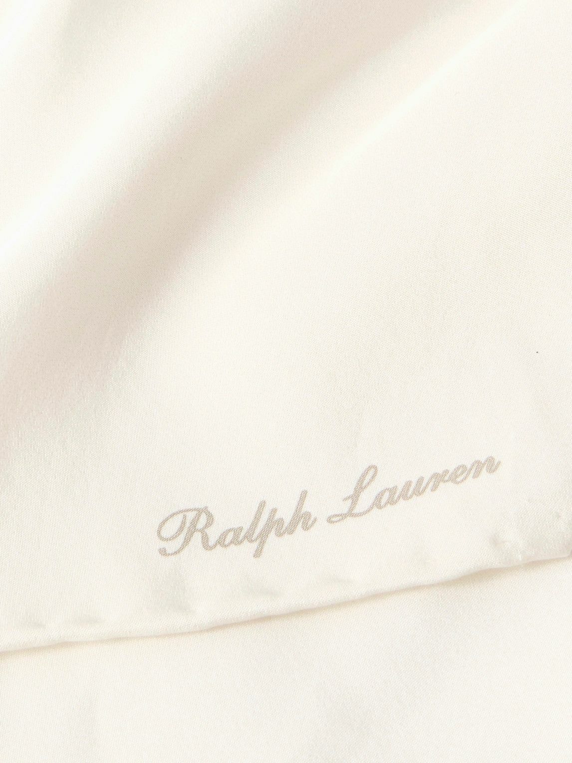 Ralph Lauren Purple label - Logo-Print Silk Scarf Ralph