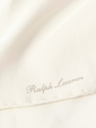 Ralph Lauren Purple label - Logo-Print Silk Scarf
