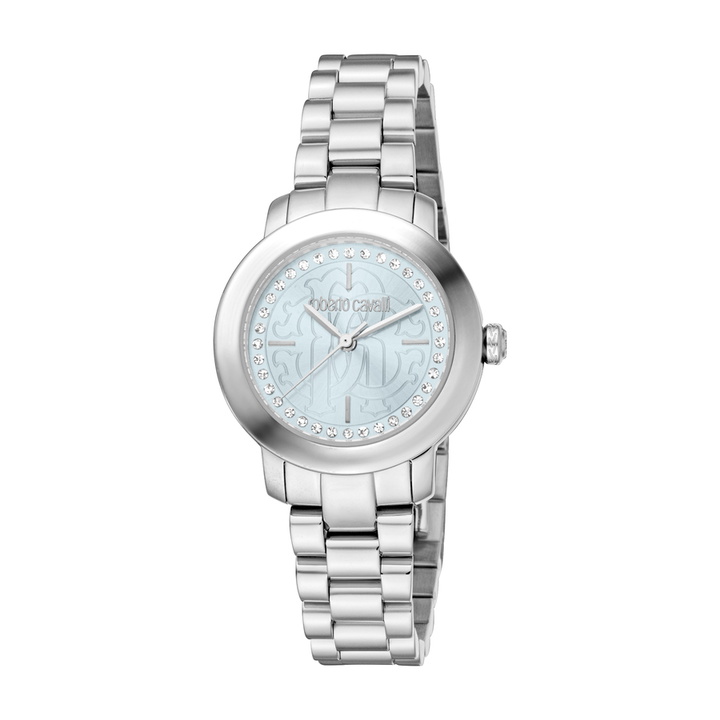 Photo: Roberto Cavalli Glam Blue Dial Ladies Watch RC5L081M0015