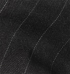 Berluti - 6cm Pinstriped Wool and Mulberry Silk-Blend Tie - Gray