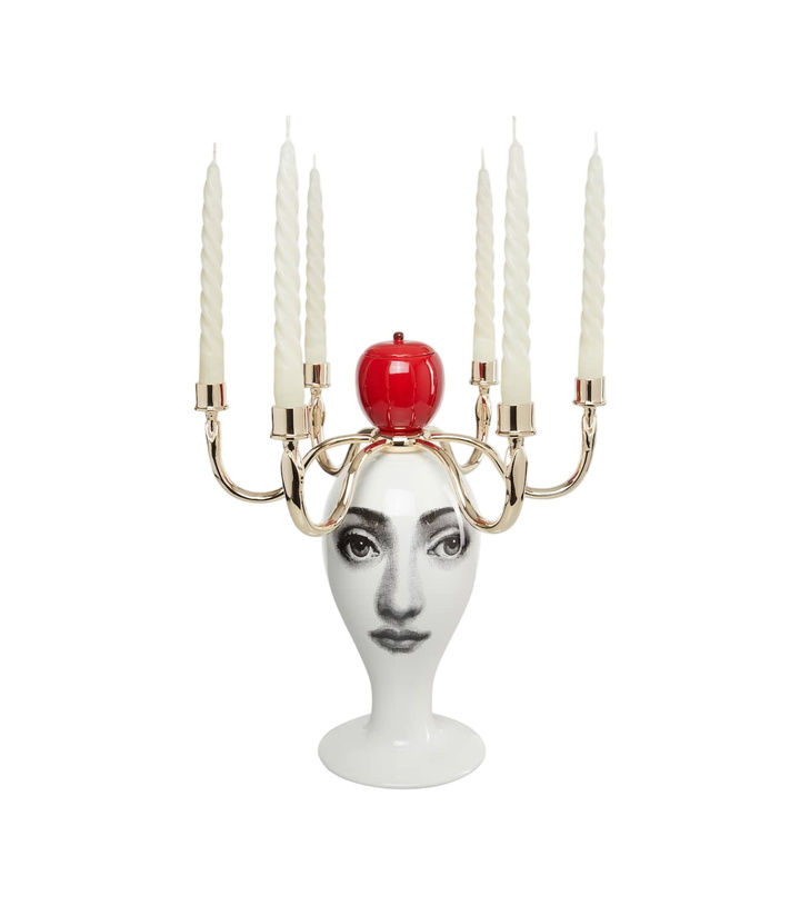 Photo: Fornasetti Sul Tardi candle holder with scented candles