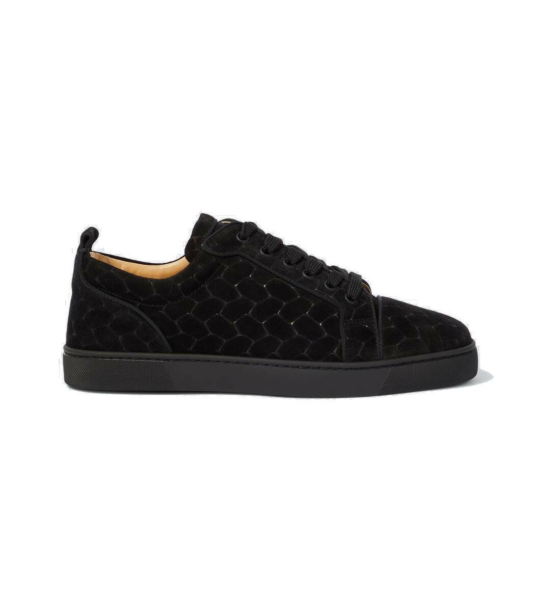 Photo: Christian Louboutin Louis Junior braided suede sneakers
