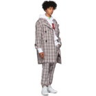 Opening Ceremony Pink Plaid Nylon Jogging Lounge Pants