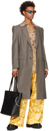 Dries Van Noten Brown Two-Button Coat