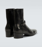 Saint Laurent Vlad 45 leather ankle boots