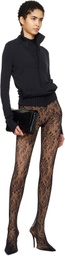 Balenciaga Beige & Black Pantaleggings Boots