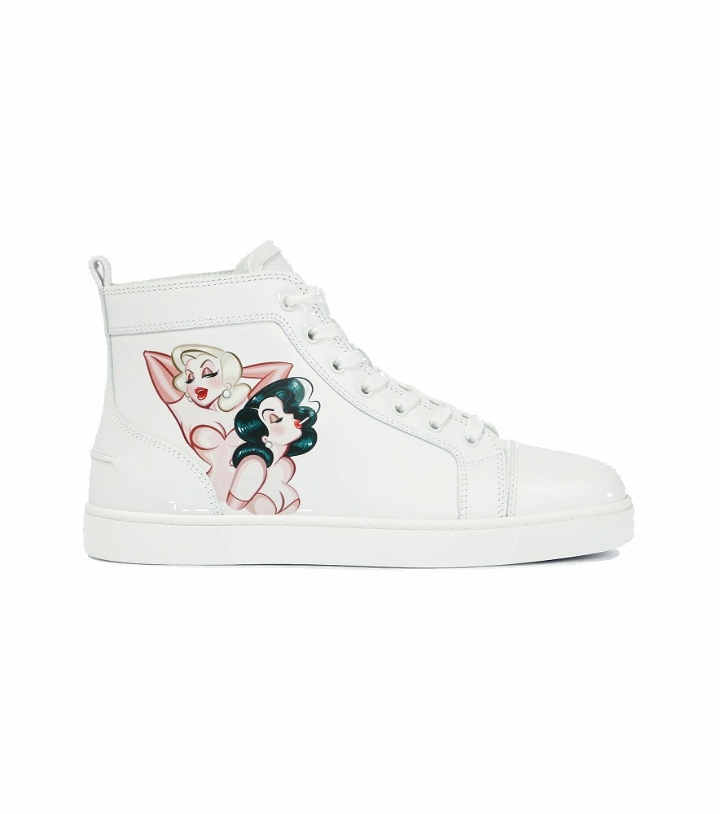 Photo: Christian Louboutin - Loupin Up leather sneakers