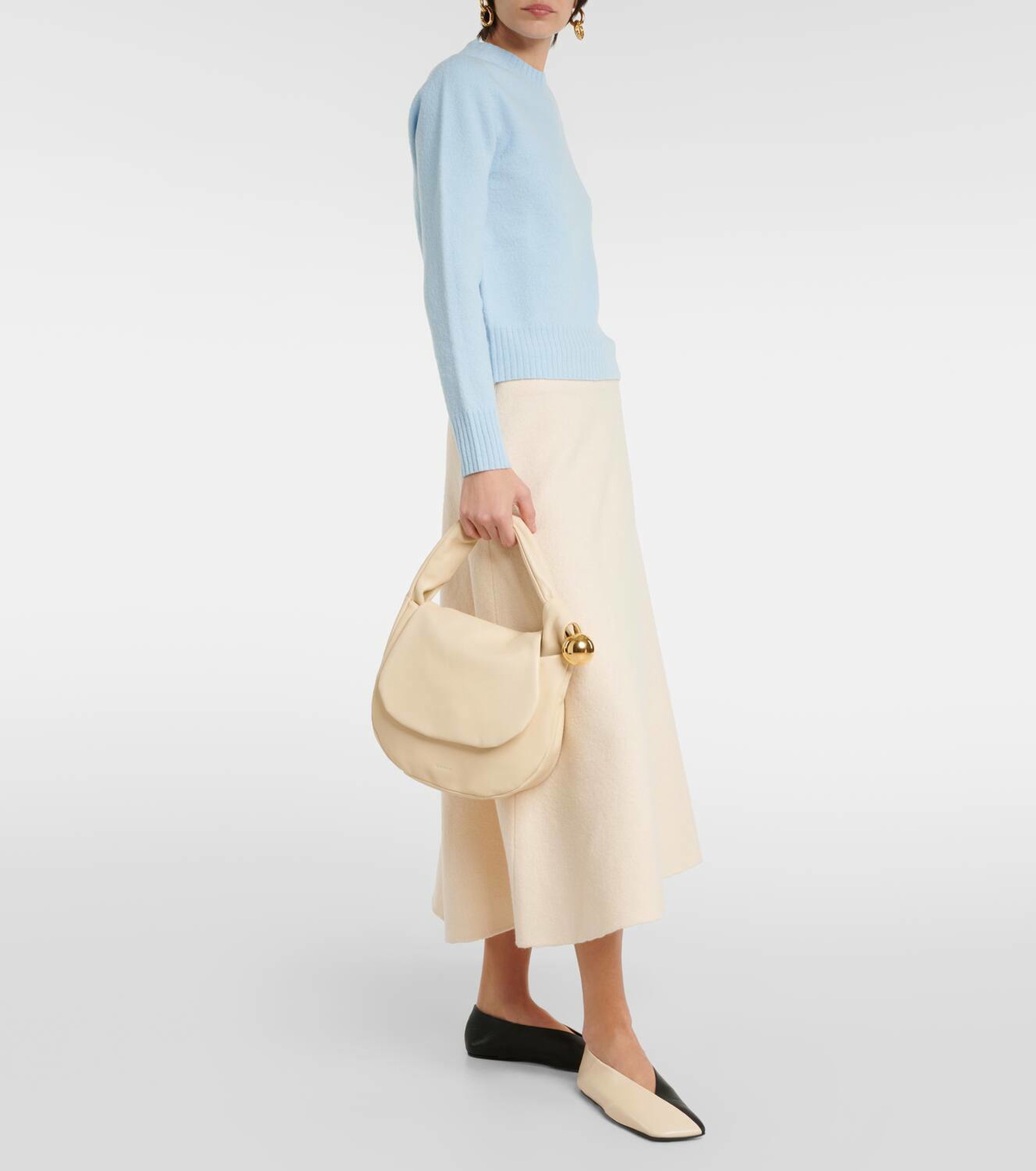 Jil Sander Sphere Medium leather shoulder bag Jil Sander JIL 