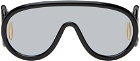 LOEWE Black Wave Mask Sunglasses