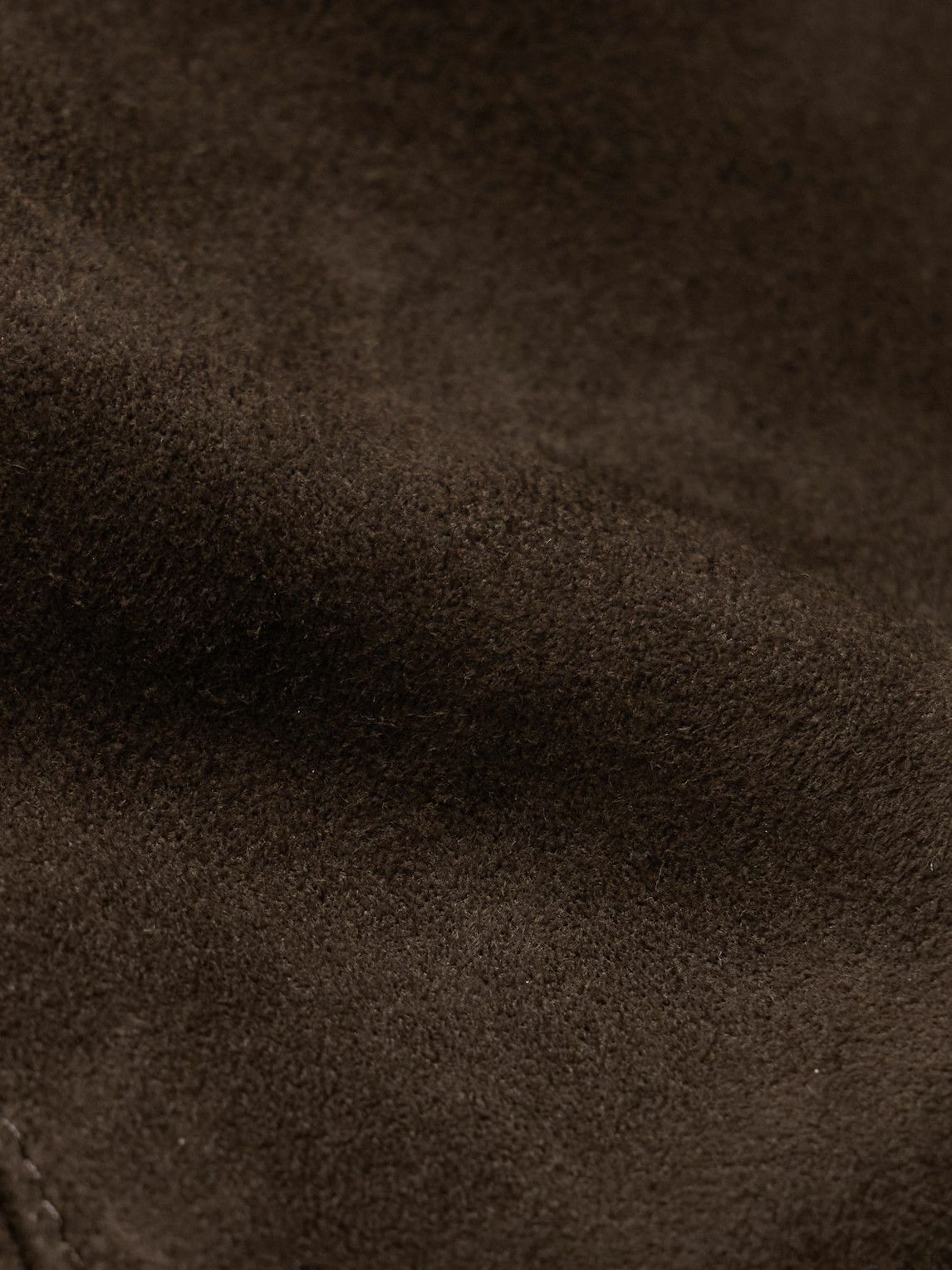 NN07 - Throwing Fits Florian Suede Jacket - Brown