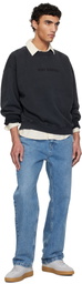 Axel Arigato Black Distort Washed Sweatshirt