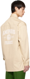 AMI Paris Beige 'Ami Paris France' Shirt