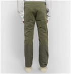 Fear of God - Slim-Fit Belted Panelled Cotton-Twill and Nylon Trousers - Green