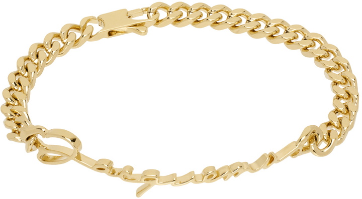Photo: JACQUEMUS Gold Les Classiques 'La Gourmette Jacquemus' Bracelet