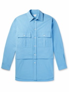 Bottega Veneta - Layered Cotton-Canvas Shirt - Blue