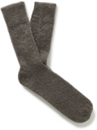 Auralee - Brushed Stretch Mohair and Wool-Blend Socks