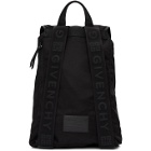Givenchy Black Glow-In-The-Dark Pocket Logo Backpack