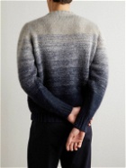 Kingsman - Dégradé Knitted Sweater - Blue