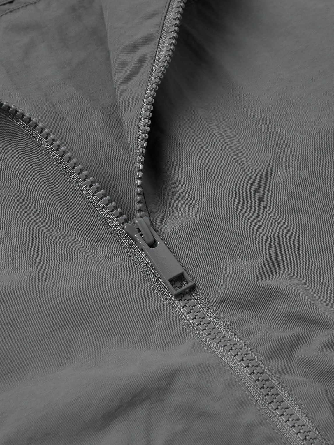 SAIF UD DEEN - Nylon Hooded Jacket - Gray