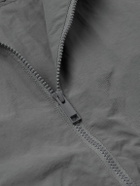 SAIF UD DEEN - Nylon Hooded Jacket - Gray