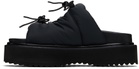 Simone Rocha Black Platform Ghillie Sandals