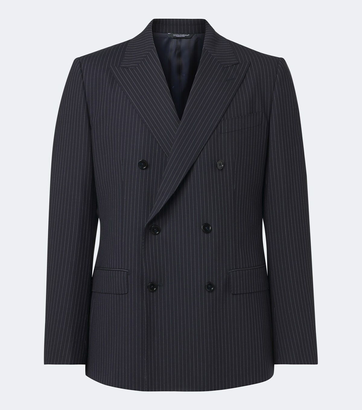 Dolce&Gabbana Pinstripe double-breasted wool-blend blazer