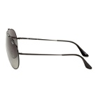 Ray-Ban Black and Grey Pilot Wings Sunglasses