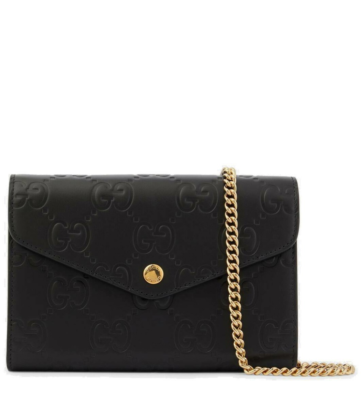 Photo: Gucci GG leather wallet on chain