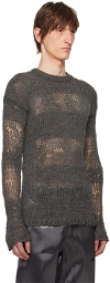 HELIOT EMIL Gray Symbiotical Sweater