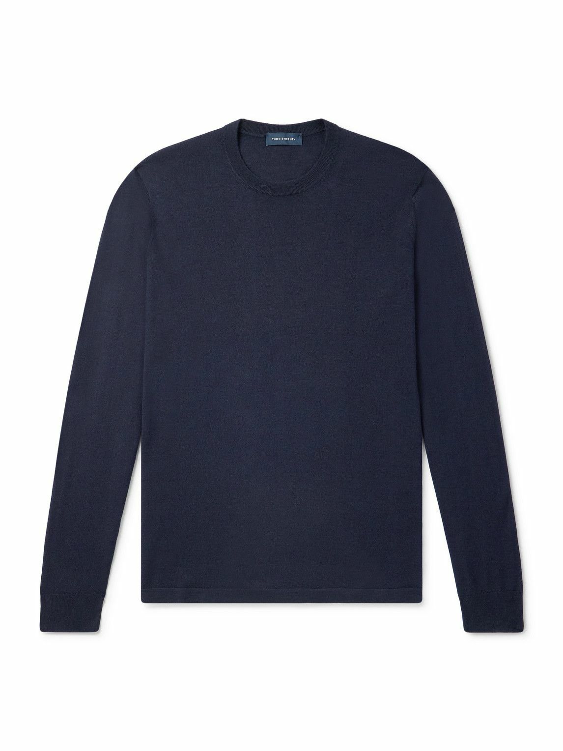 Thom Sweeney - Cashmere and Silk-Blend Sweater - Blue