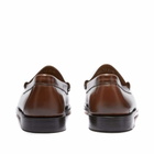 Bass Weejuns Men's Lincoln Horse Bit Loafer in Mid Brown Leather