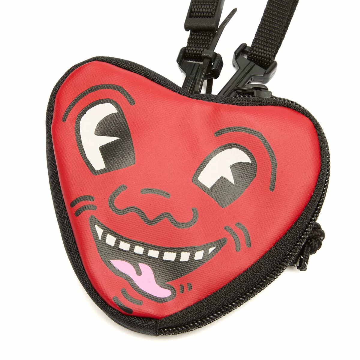 Eastpak x Keith Haring Groupie Heart in Black 