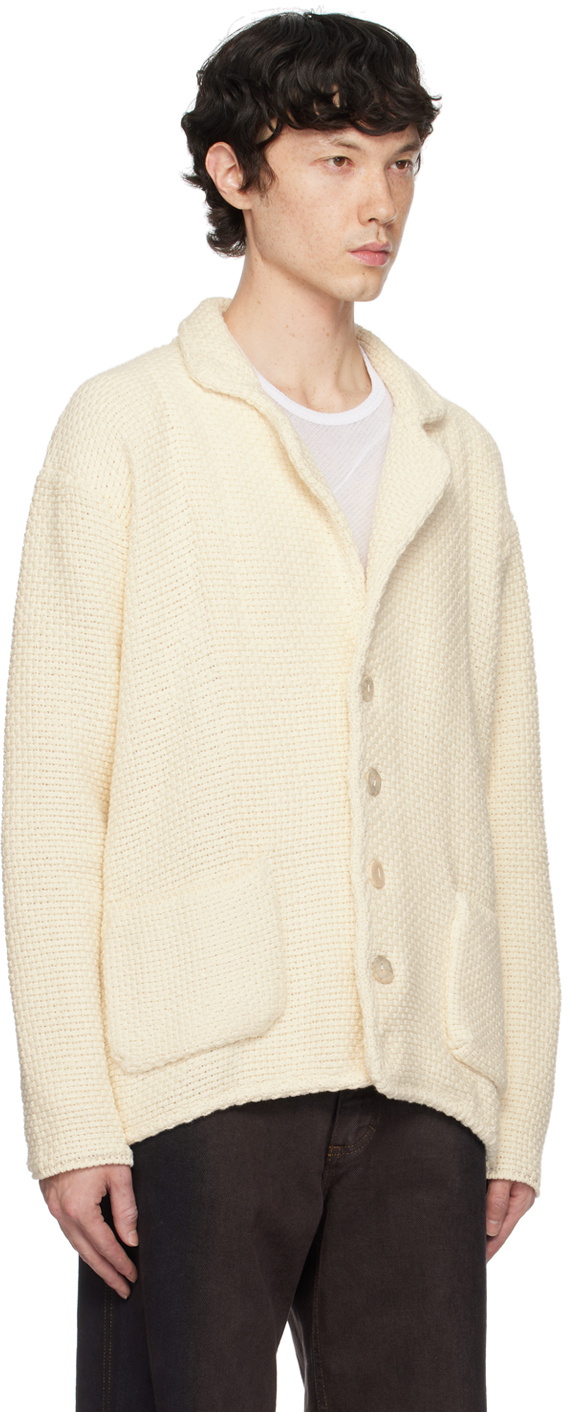 Isa Boulder SSENSE Exclusive Off-White Dash Blazer