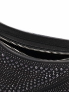 MUGLER - Mini Spiral Curve Crystal Top Handle Bag