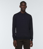 Lardini - Wool, cashmere and silk polo sweater