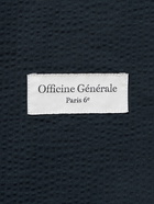 Officine Générale - Unstructured Cotton-Seersucker Suit Jacket - Blue