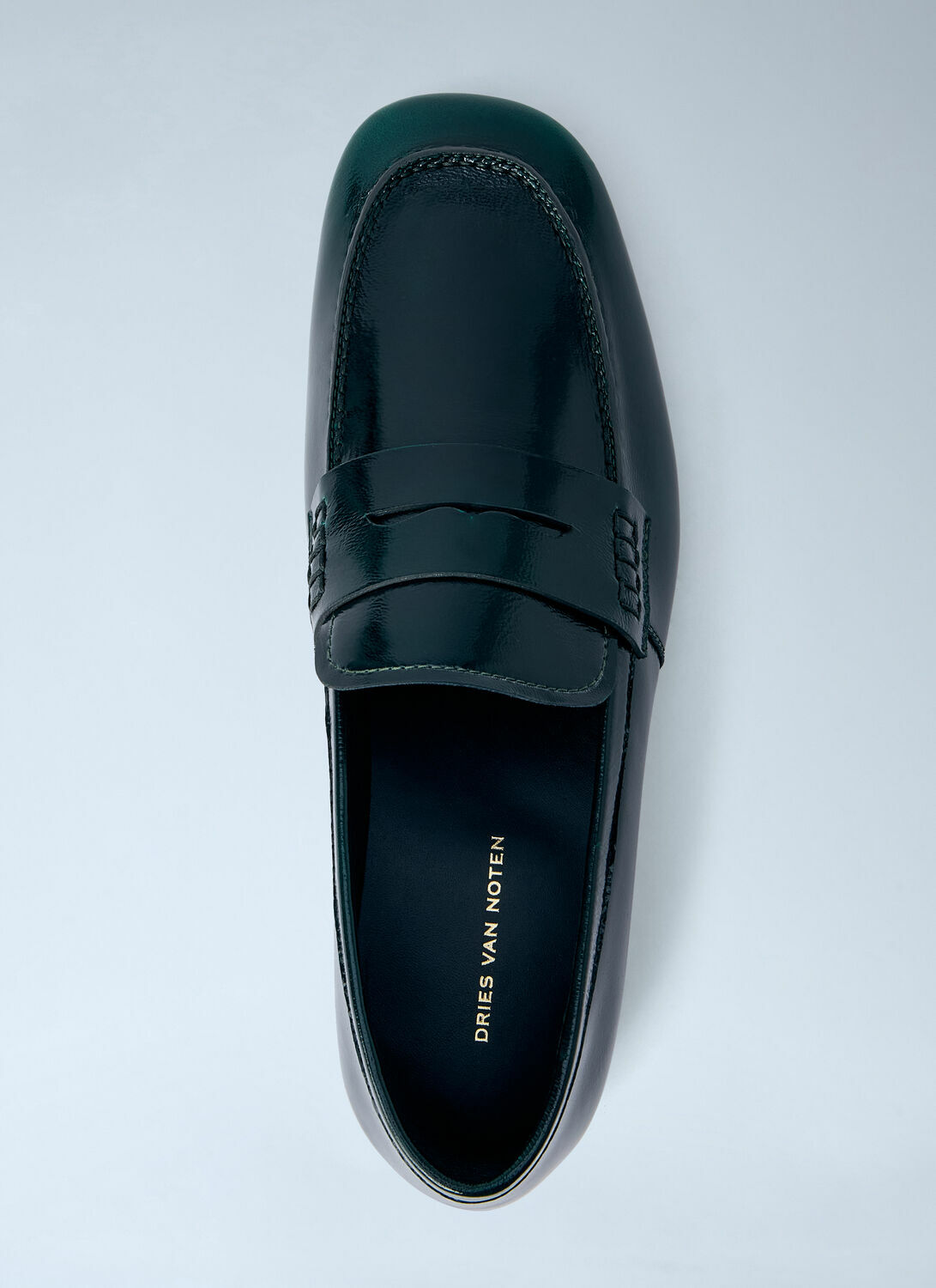 Dries Van Noten Polished Leather Loafers