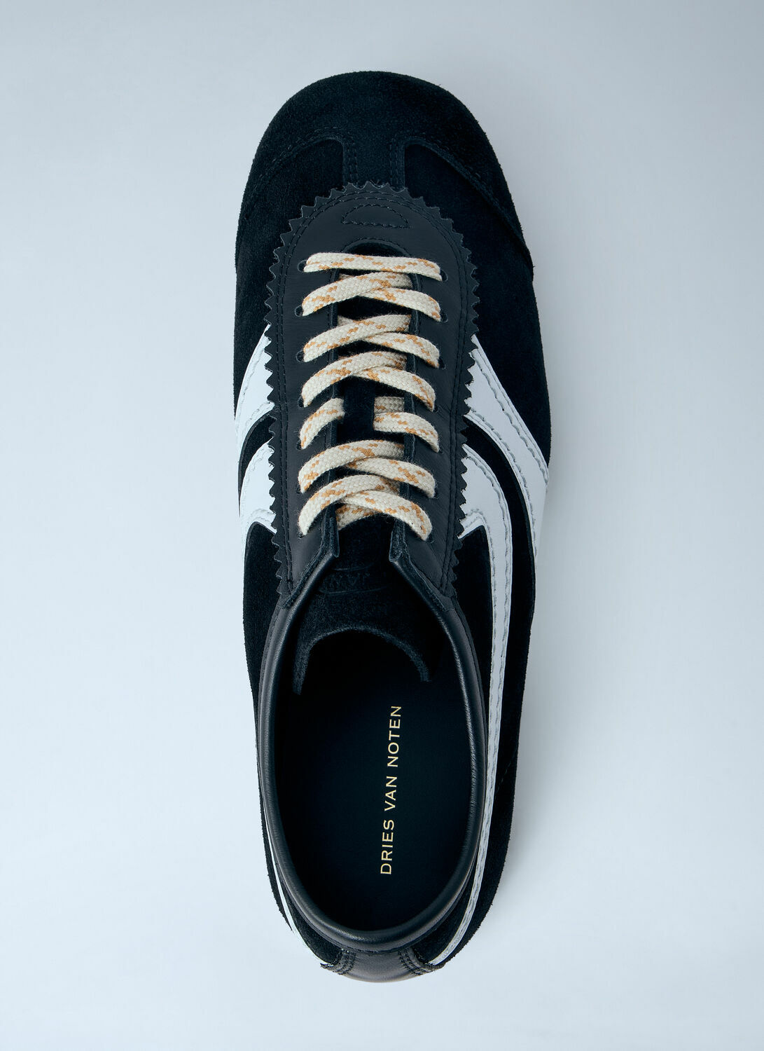 Dries Van Noten Suede Trimmed Sneakers