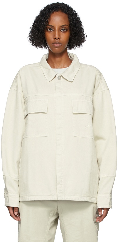 Photo: A-COLD-WALL* Beige Syncline Overshirt Jacket