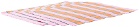 Dusen Dusen Pink & Orange Stripe Placemat Set