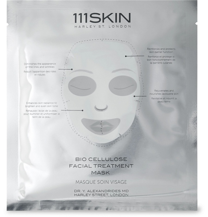 Photo: 111SKIN - Bio Cellulose Facial Treatment Mask, 5 x 23ml - Colorless