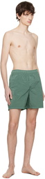 Stone Island Green Patch Swim Shorts