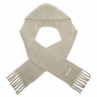 Acne Studios Kooder Hooded Scarf in Grey 
