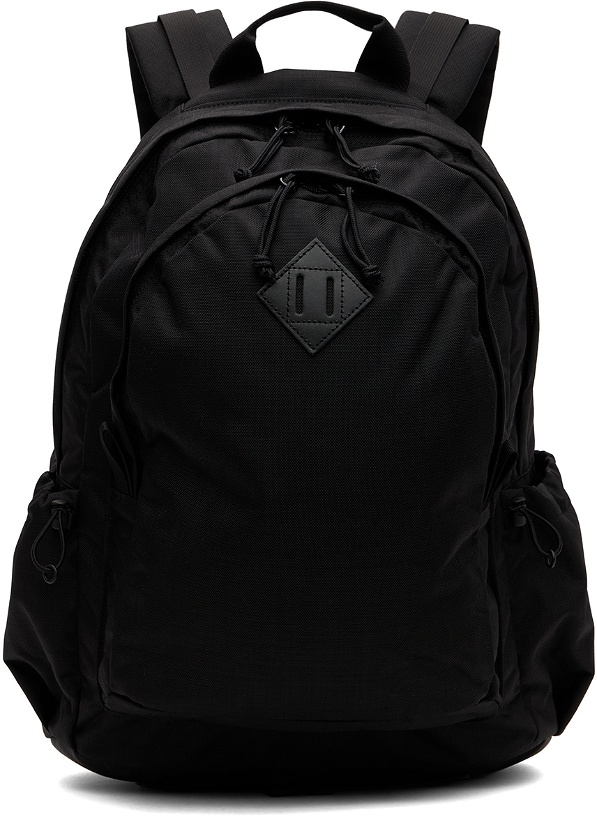 Photo: BEAMS PLUS Black Two-Compartment Backpack