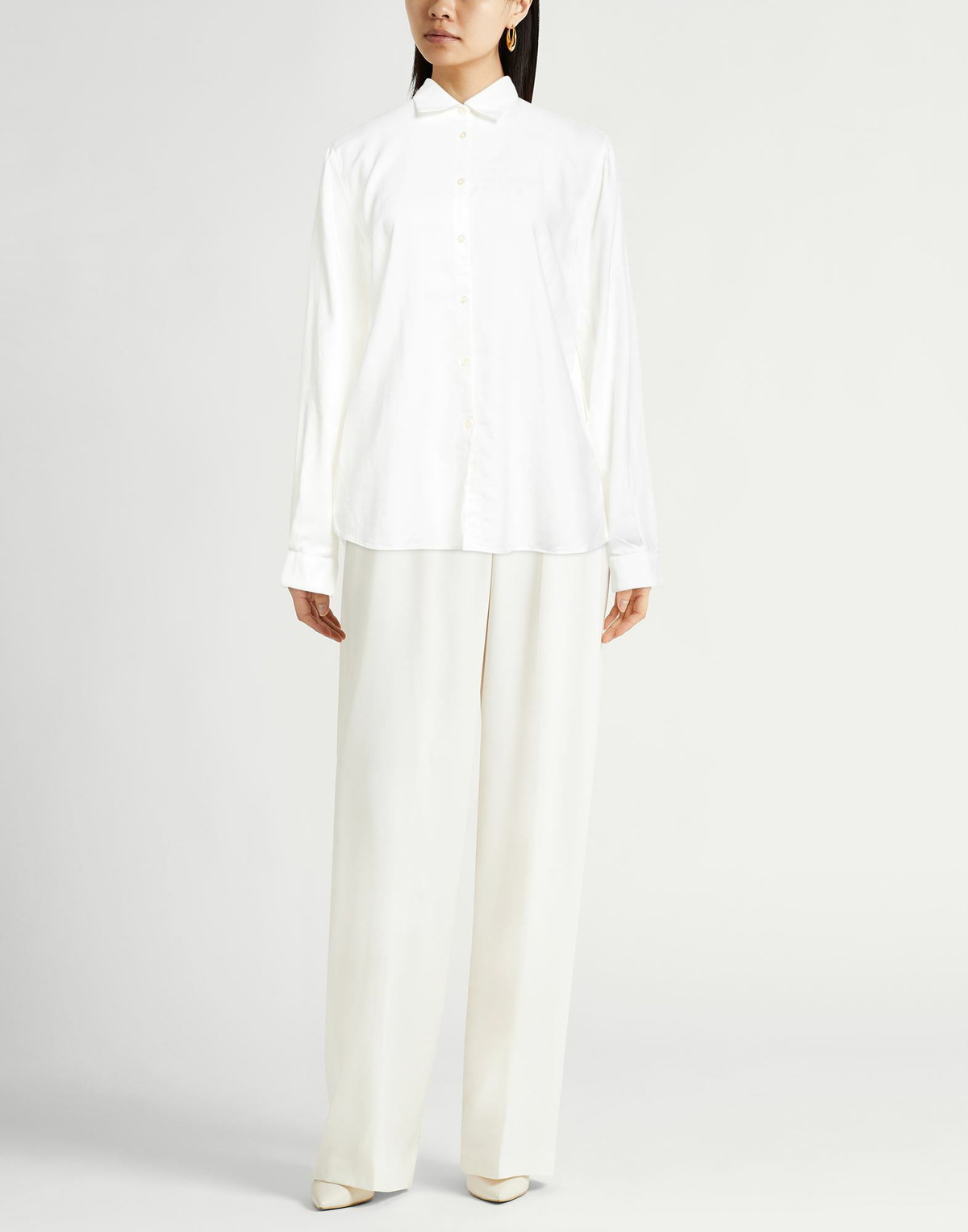 Massimo Alba Womens Shirt in Ivory